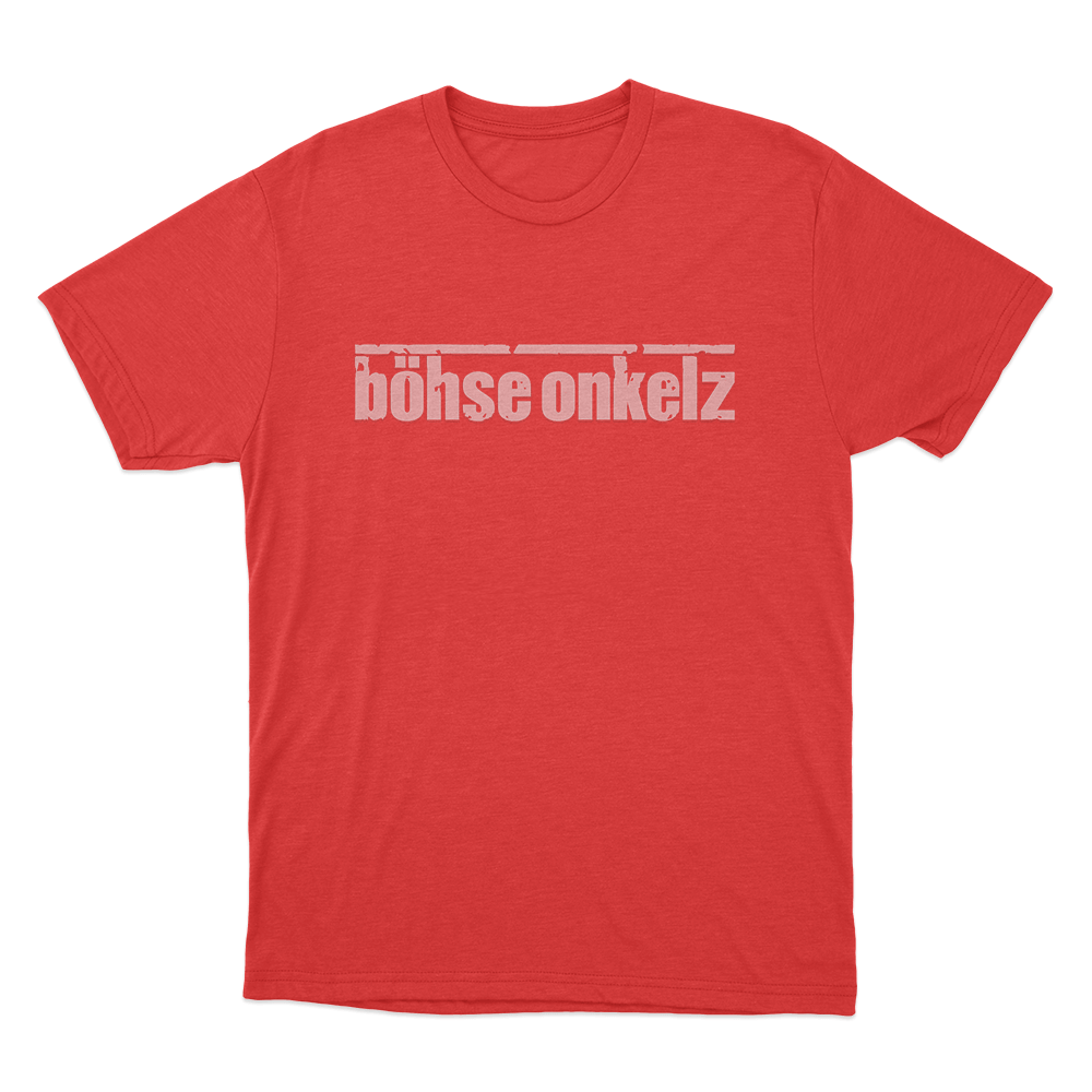 Böhse Onkelz Logo Unisex T Shirt Red Bohse Onkelz Logo Unisex T Shirt Red