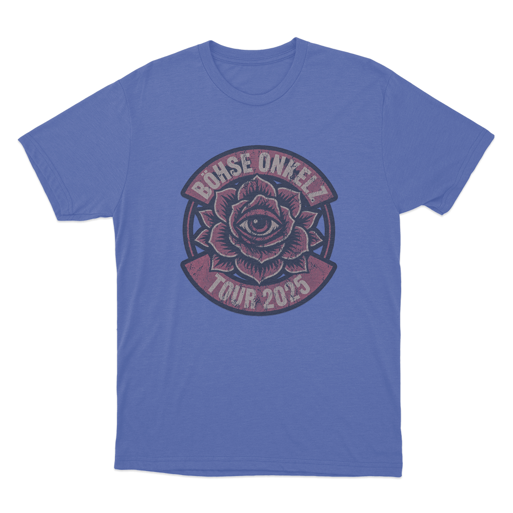 Böhse Onkelz Tour 2025 Unisex T Shirt Blue Bohse Onkelz Tour 2025 Unisex T Shirt Blue