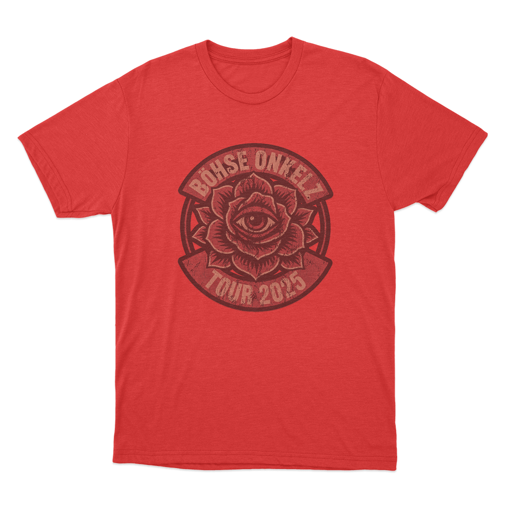 Böhse Onkelz Tour 2025 Unisex T Shirt Red Bohse Onkelz Tour 2025 Unisex T Shirt Red