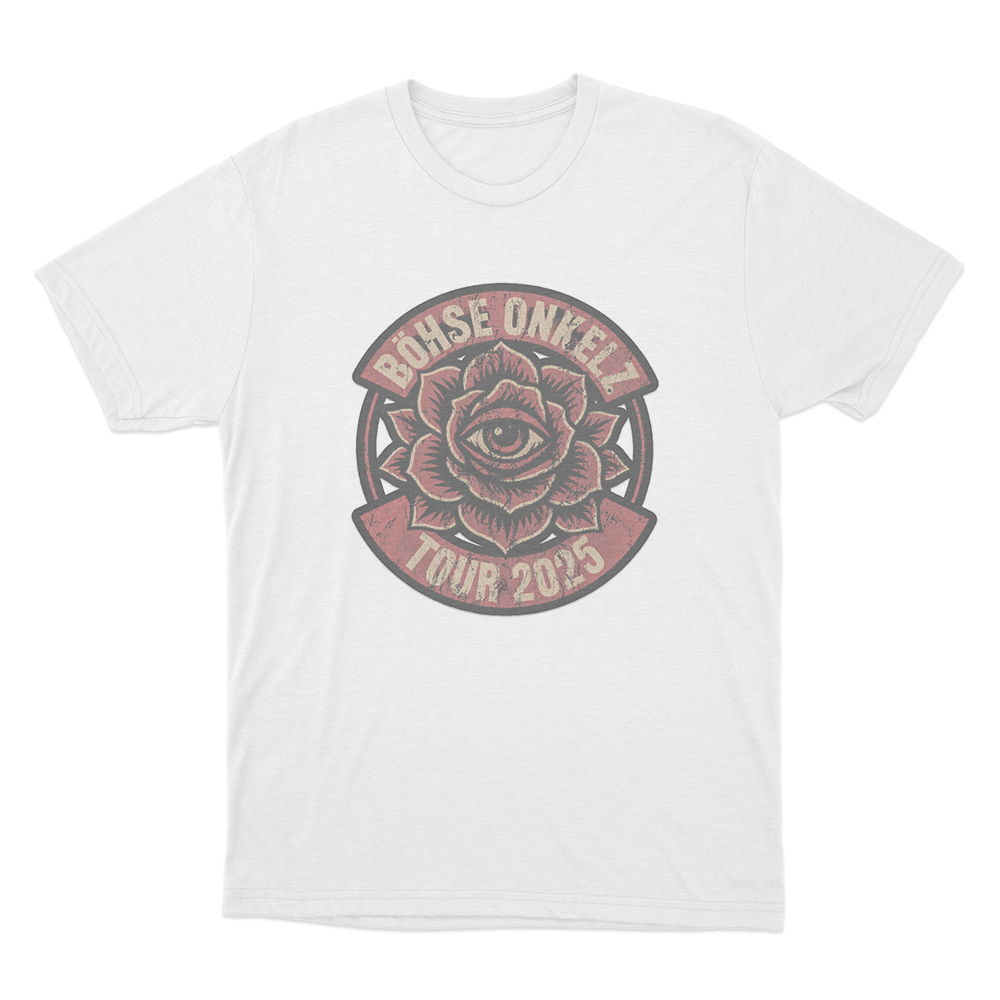 Böhse Onkelz Tour 2025 Unisex T Shirt White Bohse Onkelz Tour 2025 Unisex T Shirt White