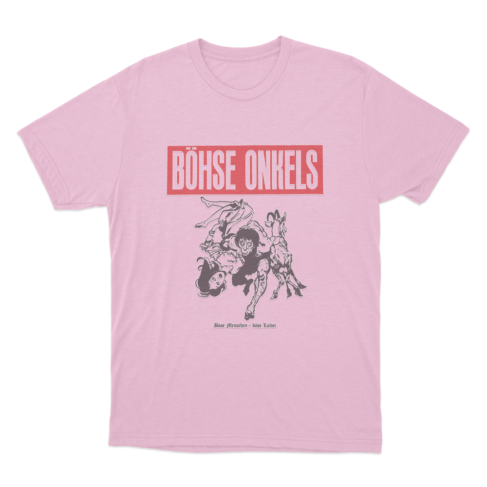 Böse Menschen Böse Lieder Unisex T Shirt Pink Bose Menschen Bose Lieder Unisex T Shirt Pink 1
