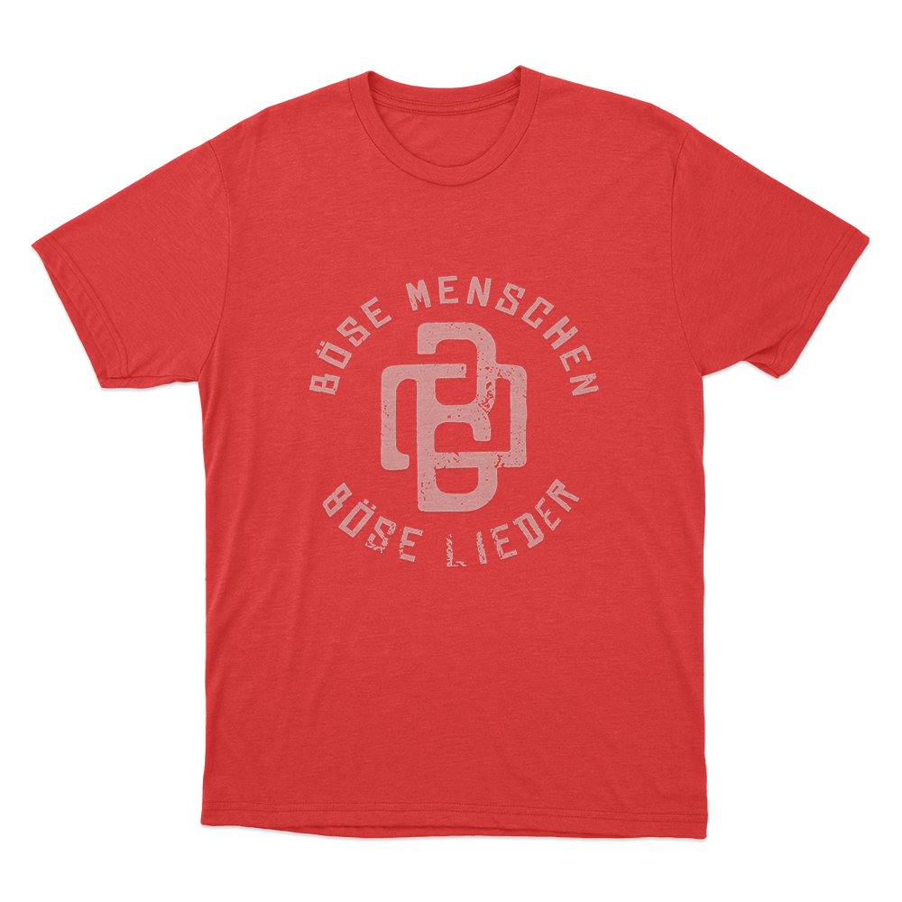 Böse Menschen Böse Lieder Unisex T Shirt Red Bose Menschen Bose Lieder Unisex T Shirt Red