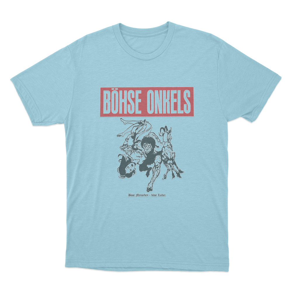 Böse Menschen Böse Lieder Unisex T Shirt Sky Blue Bose Menschen Bose Lieder Unisex T Shirt Sky Blue 1
