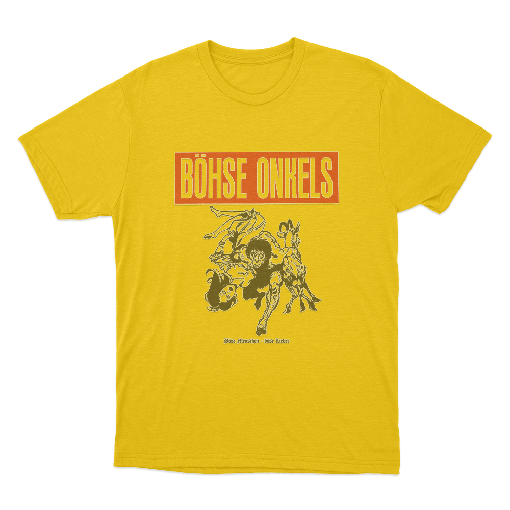 Böse Menschen Böse Lieder Unisex T Shirt Yellow Bose Menschen Bose Lieder Unisex T Shirt Yellow 1