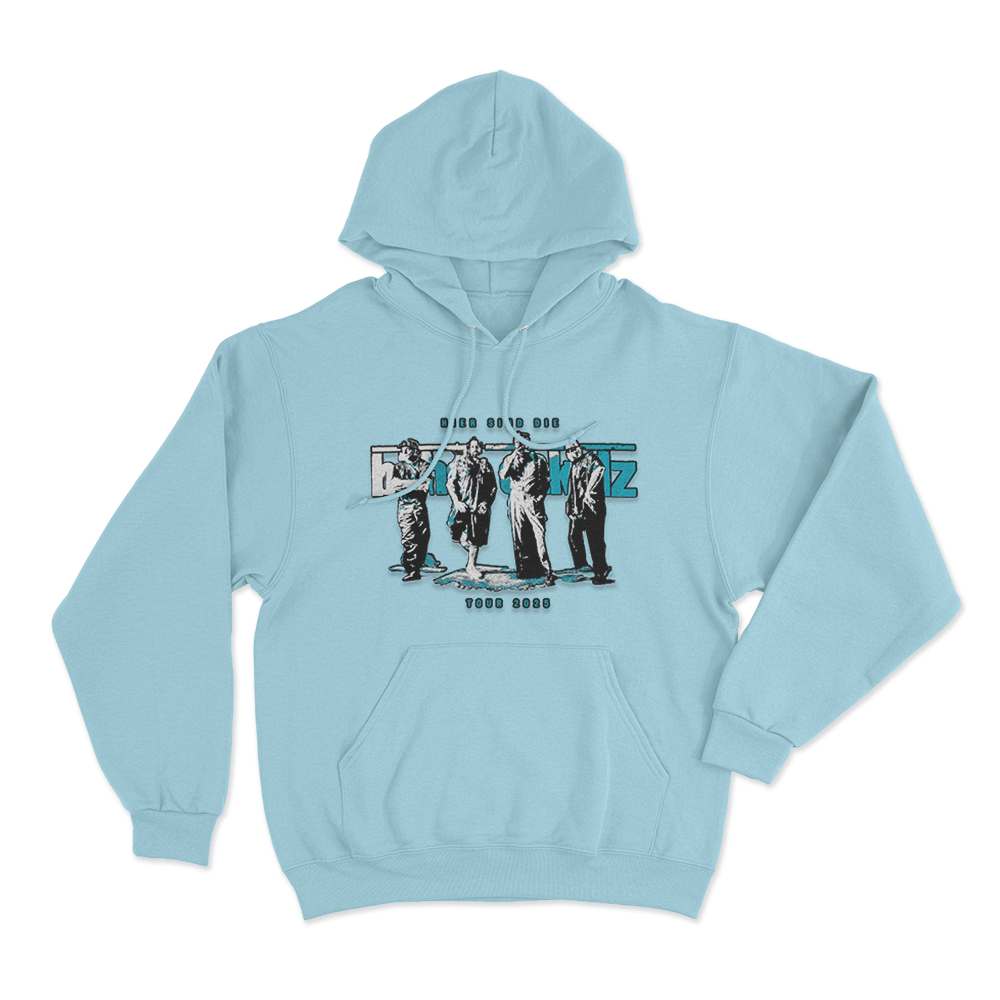 Hier Sind Die Böhsen Onkelz Tour 2025 Unisex Hoodie Sky Blue Hier Sind Die Bohsen Onkelz Tour 2025 Unisex Hoodie Sky Blue
