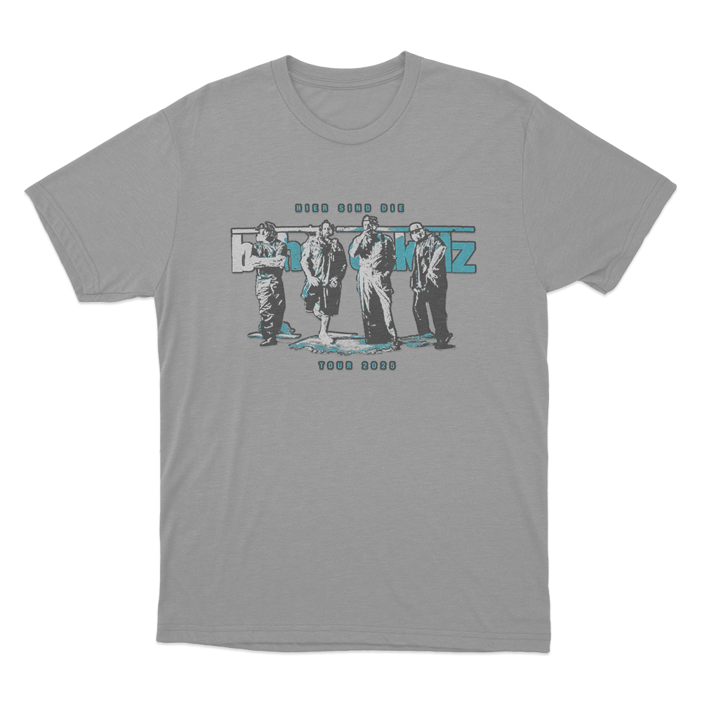 Hier Sind Die Böhsen Onkelz Tour 2025 Unisex T Shirt Grey Hier Sind Die Bohsen Onkelz Tour 2025 Unisex T Shirt Grey