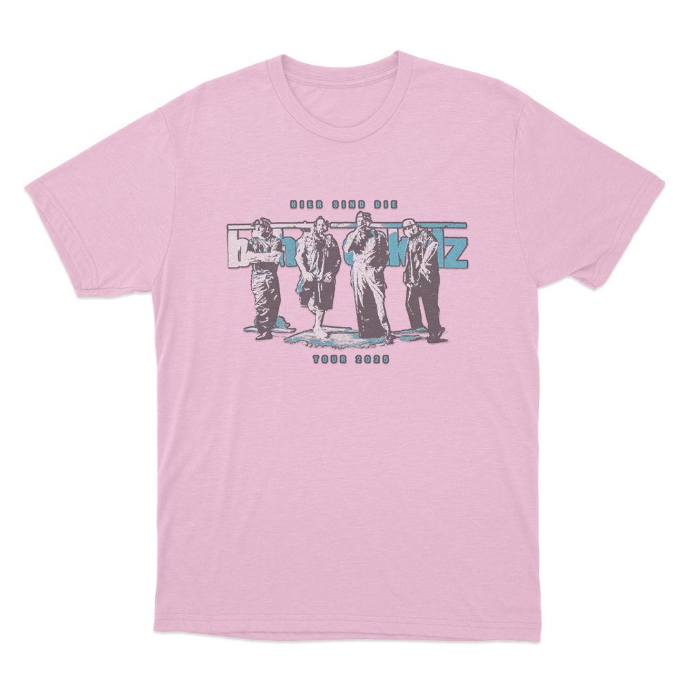 Hier Sind Die Böhsen Onkelz Tour 2025 Unisex T Shirt Pink Hier Sind Die Bohsen Onkelz Tour 2025 Unisex T Shirt Pink