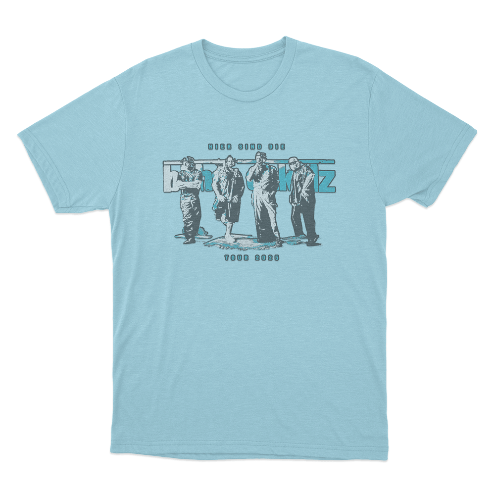 Hier Sind Die Böhsen Onkelz Tour 2025 Unisex T Shirt Sky Blue Hier Sind Die Bohsen Onkelz Tour 2025 Unisex T Shirt Sky Blue