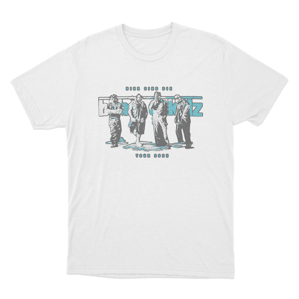 Hier Sind Die Böhsen Onkelz Tour 2025 Unisex T Shirt White Hier Sind Die Bohsen Onkelz Tour 2025 Unisex T Shirt White