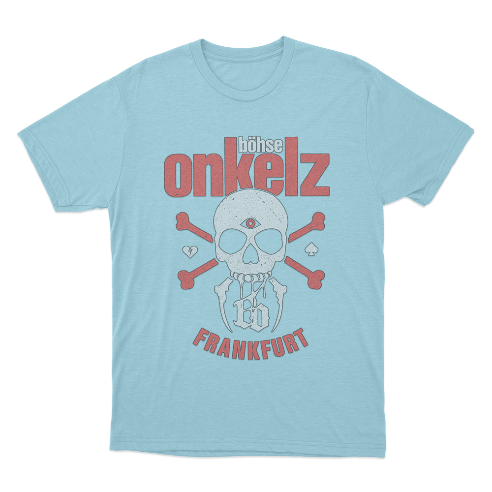 Third-Eye Skull Unisex T Shirt Sky Blue Third Eye Skull Unisex T Shirt Sky Blue
