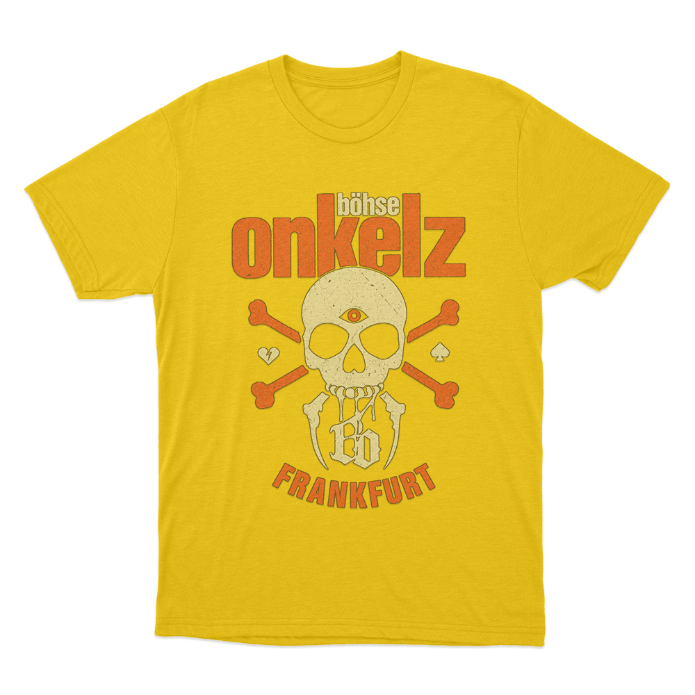 Third-Eye Skull Unisex T Shirt Yellow Third Eye Skull Unisex T Shirt Yellow